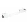 Image de COSMIC Porte-Serviettes Droit NEA, Acier Inoxydable, 400 mm, Double Fixation, Couleur Blanc Mat