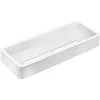 Image de COSMIC - Porte-savon de douche   Collection Bwc | Finition blanche mate | Installation facile avec vis | Dimensions : 30,5 x 4 x 12,5 cm