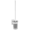 Image de Brosse WC mural blanc mat (7,6 x 10,7 x 38.3 cm)