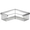 Image de COSMIC - Porte-Savon Grille d'angle de Bain | Finition chromée - Installation Facile avec vis | Dimensions 25 x 25 x 8,7 cm