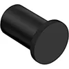Image de COSMIC WJC226A0121 Porte-Serviette de Bain | Finition Noire Mate | Installation Facile avec vis | Dimensions 3 x 4 x 3 cm