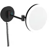 Image de COSMIC 2923684 ESSENTIALS Espejo Aumento Pared Con Led Regulado Negro (Ml552-Bm) Java