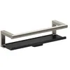 Image de Cosmic Architect SP Étagère Murale de Douche Rectangulaire Minimaliste avec Nettoyeur de Vitres. en Acier Inoxydable avec Visserie pour Salle de Bain de Couleur Acier Inoxydable Mat