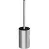 Image de COSMIC Architect SP Brosse de Toilette de Design Circulaire et Élégant Fabriquée en Métal. Porte-Brosse de Sol pour WC en Couleur Acier Inoxydable Mat
