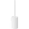 Image de COSMIC Architect SP Brosse de Toilette avec Design Circulaire et Minimaliste. Porte-Brosse Mural pour WC. Accessoire pour Salle de Bain Fabriqué en Métal de Couleur Blanche Mate