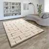 Image de ATTICGO Tapis à Poils Longs - Brenda 8834 Blanc - 60x120 cm