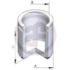 Image de AUTOFREN SEINSA D025226 Piston étrier de frein 48mm Acier Compatible avec VW Touareg III CR7, RC8 Jetta Mk2 19E, 1G2, 165, BMW X7 G07, FIAT Ducato III Van 250, 290 Ducato III Minibus 250, 290