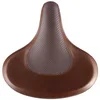 Image de Selle de vélo rétro avec ressort à vis - Motif à carreaux - Marron