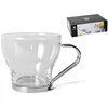 Image de Gerimport Tasse en verre métal Te 6 pièces 170 ml