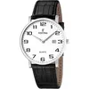 Image de Festina Montre Homme Analogique en Acier Inoxydable et Cuir Noir