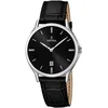 Image de Festina Montre Homme Analogique en Acier Inoxydable et Cuir Noir