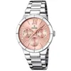 Image de Festina Montre Femme Analogique en Acier Inoxydable 316l Argenté
