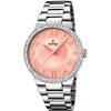 Image de Festina Montre Femme Analogique en Acier Inoxydable 316l Argenté | Mouvement à Quartz, Verre Minéral Haute Résistance, Étanche 5 ATM F16719/3, Boyfriend Collection