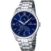 Image de Festina Montre Homme Analogique en Acier Inoxydable 316L Argenté - Mouvement Quartz - Verre Minéral Haute Résistance - Étanche 5 ATM - Élégante - Multifonction F16822/3