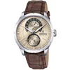 Image de FESTINA Montre Homme Analogique en Cuir Marron | Mouvement à Quartz, Verre Minéral Haute Résistance, Étanche 5 ATM, F16573/9, Bracelet Classique