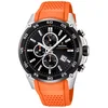 Image de Festina Montre Homme Chronographe en Acier Inoxydable et Caoutchouc Orange