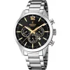 Image de Festina Montre Homme Analogique en Acier Inoxydable 316L - Mouvement Quartz - Chronographe - Calendrier - Verre Minéral Résistant - Étanche 5 ATM - Style Casual F20343/4 Timeless Chronograph