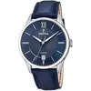 Image de Festina Montre Homme Analogique en Acier Inoxydable et Cuir Bleu
