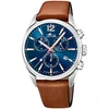 Image de LOTUS Montre Homme Analogique en Acier Inoxydable et Cuir Marron