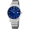 Image de Festina Swiss Made Montre Homme Analogique Acier 316L Argenté - Quartz Date - Verre Saphir Résistant - Étanche 5 ATM - F20018/2 Classic Steel