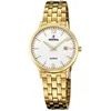 Image de Festina Montre Femme Analogique en Acier Inoxydable 316l Doré