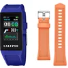 Image de CALYPSO Montre modèle K8501 / 2 de la Collection SMARTWATCH, boîtier 23,80/41,30 mm avec Bracelet Caoutchouc Bleu foncé pour Homme Adulte Unisexe K8501/2
