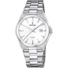 Image de Festina Montre Homme Analogique en Acier Inoxydable 316l Argenté | Mouvement à Quartz, Calendrier, Verre Minéral Haute Résistance, Étanche 5 ATM F20552/2
