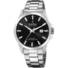 Image de Festina Swiss Made Montre Homme Analogique en Acier Inoxydable 316l Argenté | Mouvement à Quartz, Calendrier, Verre Saphir Haute Résistance, Étanche 10 ATM F20024/3 Classic Steel