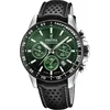 Image de Festina Montre Homme Analogique avec Bracelet en Cuir Noir - Mouvement Quartz - Chronographe - Calendrier - Verre Minéral Haute Résistance - Étanche 10 ATM - Élégante F20561/5 Timeless Chronograph