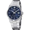 Image de LOTUS Montre Homme Analogique Acier INOX 316L Argent - Quartz - Calendrier - Verre Minéral Résistant - Étanche 10 ATM 18835/2 Freedom