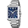 Image de Festina Montre Homme Analogique en Acier Inoxydable 316L Argenté - Mouvement Quartz - Chronographe - Verre Minéral Haute Résistance - Étanche 5 ATM F20635/2 on The Square
