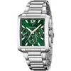 Image de Festina Montre Homme Analogique en Acier Inoxydable 316L Argenté - Mouvement Quartz - Chronographe - Verre Minéral Haute Résistance - Étanche 5 ATM F20635/3 on The Square
