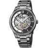 Image de Festina Montre Homme Automatique en Acier Inoxydable 316L Noir Montre Analogique Homme - Verre Saphir Haute Résistance - Étanche 5 ATM F20632/1