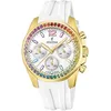 Image de Festina Montre Femme Analogique en Caoutchouc Blanc