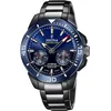 Image de Festina Montre Intelligente Homme Hybride Connected en Acier Inoxydable 316L Noir - Analogique - Étanche 10 ATM F20647/1 - Contrôle Musique, Compteur de Pas, Notifications et Rejet d’Appels