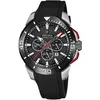 Image de Festina Montre Homme Analogique avec Bracelet en Caoutchouc Noir - Mouvement Quartz - Chronographe - Calendrier - Verre Minéral Haute Résistance - Étanche 10 ATM F20642/4 Chrono Bike