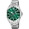 Image de LOTUS Montre Homme Analogique Acier INOX 316L Argent - Quartz - Verre Minéral Résistant - Étanche 5 ATM - Multifonction 18812/7 Trendy