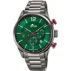 Image de LOTUS Montre Homme Analogique Acier INOX 316L Noir - Quartz - Chronographe - Calendrier - Verre Minéral Résistant - Étanche 10 ATM Casual 18686/4 Chrono