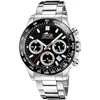 Image de LOTUS Montre Homme Analogique Acier INOX 316L Argent - Quartz - Chronographe - Calendrier - Verre Minéral Résistant - Étanche 10 ATM 18912/6 Freedom
