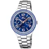 Image de LOTUS Montre Femme Analogique Acier Inoxydable 316L Argenté - Quartz Multifonction - Verre minéral Haute résistance - Étanche 5 ATM - Special Prices 18909/1