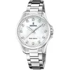 Image de Festina Montre Solaire Femme Acier Inoxydable 316L Argenté - Quartz - Verre minéral Haute résistance - Étanche 5 ATM F20654/1 - Solar Energy