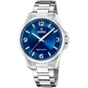 Image de Festina Montre Homme Analogique Solaire en Acier Inoxydable 316L Argenté - Verre Minéral Haute Résistance - Étanche 5 ATM F20656/2 Solar Energy