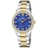 Image de Festina Montre Solaire Femme Acier Inoxydable 316L Multicolore - Quartz - Verre minéral Haute résistance - Étanche 5 ATM F20659/2 - Solar Energy