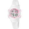 Image de Calypso Montre Enfant Digitale - Bracelet Caoutchouc Blanc - Étanche 10 ATM - Date Calendrier Chronographe Double Heure Lumière Alarme 12/24 h - Junior Collection - K5831/1