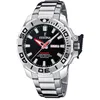 Image de Festina Montre Homme Analogique en Acier Inoxydable 316L Argenté - Mouvement Quartz - Calendrier - Verre Saphir Haute Résistance - Étanche 20 ATM F20665/4 The Originals