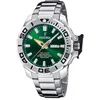 Image de Festina Montre Homme Analogique en Acier Inoxydable 316L Argenté - Mouvement Quartz - Calendrier - Verre Saphir Haute Résistance - Étanche 20 ATM F20665/2 The Originals