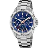 Image de Festina Montre Homme Analogique en Acier Inoxydable 316L Argenté - Mouvement Quartz - Calendrier - Verre Minéral Haute Résistance - Étanche 10 ATM - Multifonction F20623/2