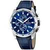 Image de Festina Montre Homme Analogique en Cuir Bleu F20692/2 | Mouvement à Quartz, Chronographe, Calendrier, Verre Minéral Haute Résistance