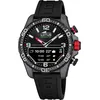 Image de LOTUS Montre Intelligente Homme Hybride Connected D Caoutchouc Noir - Analogique Intelligent 20000/4 - Contrôle Musique, Compteur de Pas, Notifications et Rejet d’Appels - Jusqu’à 10 Jours d’Autonomie