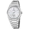 Image de Festina Swiss Made Montre Homme Analogique Acier 316L Argenté - Quartz Date - Verre Saphir Résistant - Étanche 10 ATM - F20051/1 Rive Collection